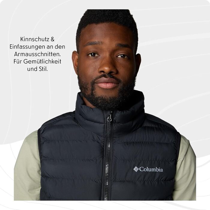 Чоловічий утеплений жилет Columbia Powder Lite II Vest, чорний, розмір M