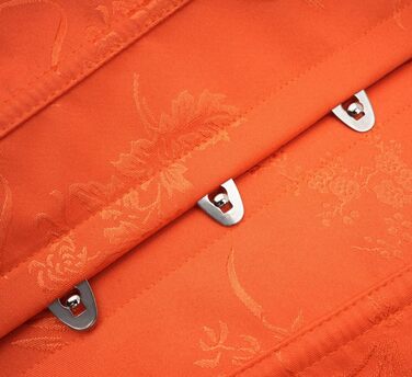 Корсет жіночий KUOSE з нагрудником, великі розміри S-6XL, чорний (30-32, помаранчевий)