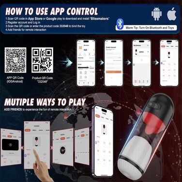 Електричний вібратор для чоловіків: пеніс-вібратор з пультом керування, пеніс-насос з 9 вібрацій та 360° функцією лизання, тренувальний пеніс-вібратор, секс-іграшка для чоловіків