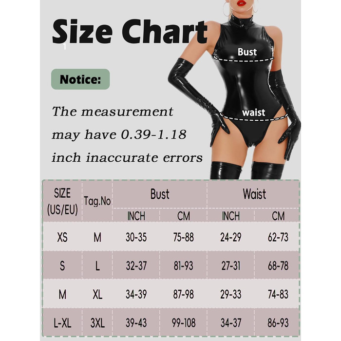 Боді FEOYA для жінок: сексуальний боді з ефектом мокрого блиску, шкіра, без рукавів, для нічного клубу, вечірки, чорний, розмір L
