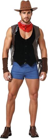 Костюм моряка для чоловіків Rrongwn: сексуальна нижня білизна, косплей, сет сексуальної білизни, ретро, костюм слуги, коричневий