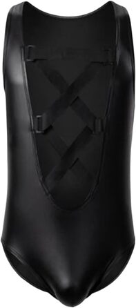 Чоловічий боді для боротьби SRZYMJ: спортивний, зручний, для тренувань та змагань, колір чорний, розмір L