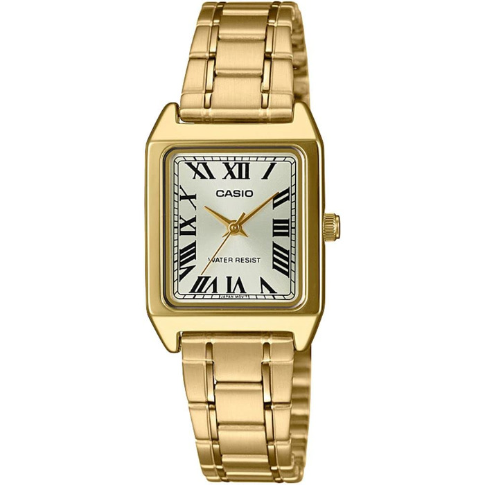 Жіночий кварцовий годинник Casio LTP-V007G-9B золотистого кольору