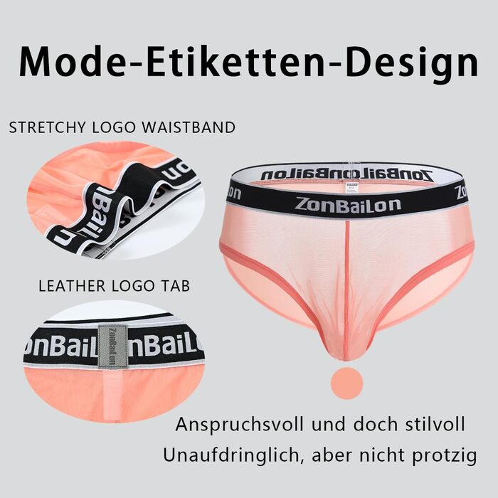 Чоловіча білизна YAHWUAI: сексуальна, зручна та приємна до шкіри. Чорний колір, розмір M