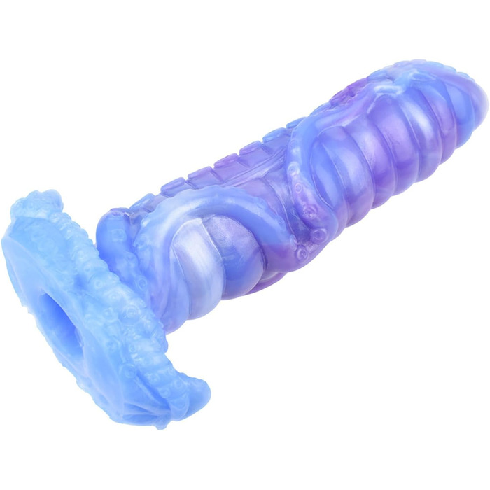 Анальний дildo з силікону Axcroo з 5 кульками - анальний плагін, перлове яйце, мастурбатор для жінок та чоловіків