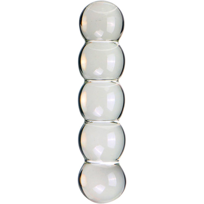 Великий скляний дилдо Soarvlorfy 50 мм: анальні кульки, масаж G-точки, простати, для жінок