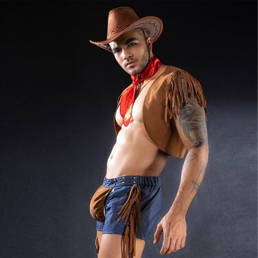 Костюм поліцейського/медсестри YUHENG для чоловіків, чорний/білий, розмір XL, карнавальний костюм