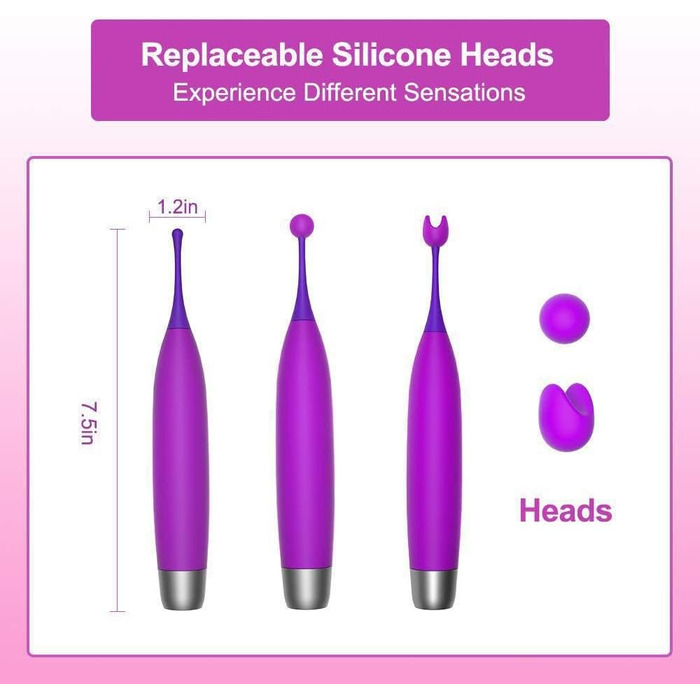 Вібратор для клітора та G-точки PINTLE, 10 режимів, силікон, для жінок та пар