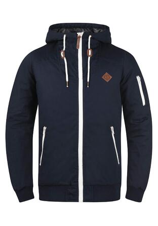 Чоловіча демісезонна куртка-вітровка Solid SDTilly, темно-синя (Insignia Blue), розмір L