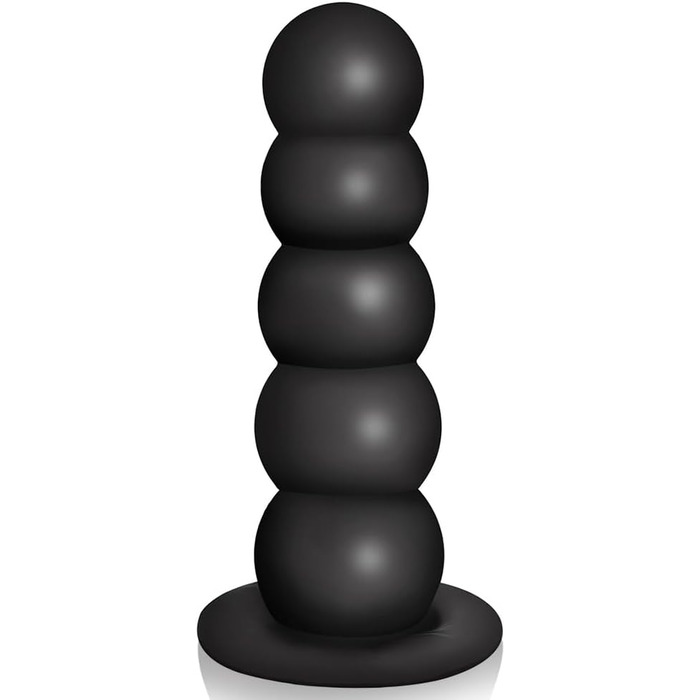 Анал-пробка Roluck з 5 кулями та присоском - іграшка для дорослих (L)