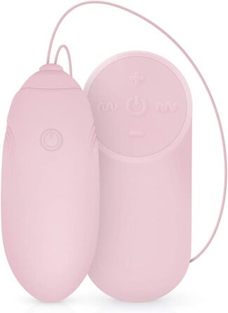 Вібраційний масажер LUV EGG з пультом керування - для пар та початківців. 10 режимів, водонепроникний, перезаряджається, зелений (рожевий)