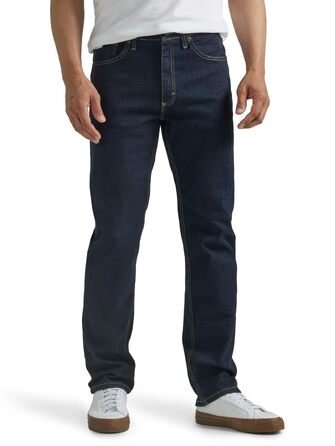 Чоловічі робочі штани Wrangler Flame Resistant Regular Fit, вогнетривкі джинси (38W / 30L, Rinse Denim)