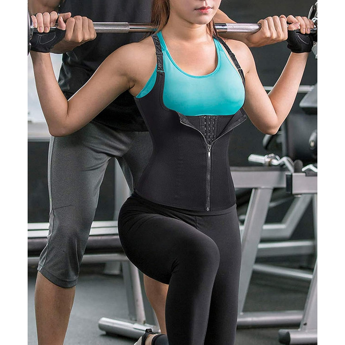 Корсет для фігури жіночий, животворячий боді, форма-танкі, міцний формувальний тіловий коректор, регульований топ, чорний