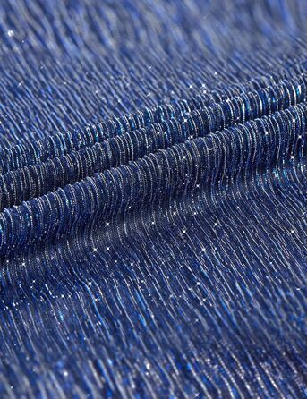 Прозора футболка-сітка Casey Herren з довгим рукавом, мереживна сорочка, мерехтливі сорочки, клубний стиль, A2-блакитний