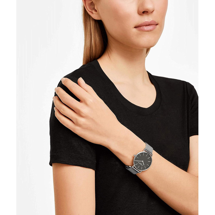 Жіночий наручний годинник Liebeskind Berlin LT-0156-MQ IP Black (Сріблястий / Чорний)
