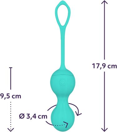 Amorelie Joy – Тренажер для вагіни з керуванням через додаток, 55г | Для жінок