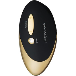 Womanizer PRO W500 - вібратор для стимуляції клітора, GOLD EDITION, чорний та золотий, 12 інтенсивностей, водонепроникний