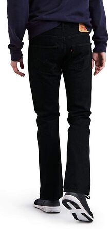 Чоловічі джинси Levi's Stonewashed Black, розмір 31W / 32L, чорні з ефектом потертості