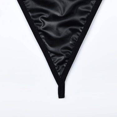 Сексуальний жіночий комплект спідньої білизни з стрінгами, висока талія, глибокий V-подібний виріз, бюстгальтер push-up та труси G-string, мереживна піжама для жінок, білий (B-чорний, M)