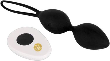 LUST Love-Balls: вібруючі любовні кульки для жінок, чорні. Тренування м'язів тазового дна, дискретне носіння, ідеально для професіоналів