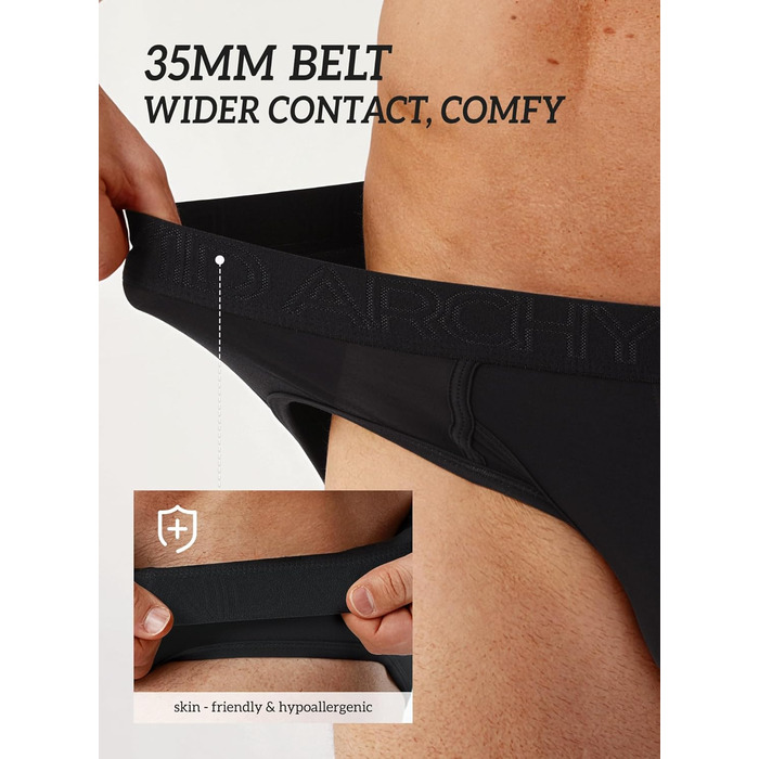 Чоловічі труси DAVID ARCHY (4 шт.) з бамбукової віскози, XL, сірі