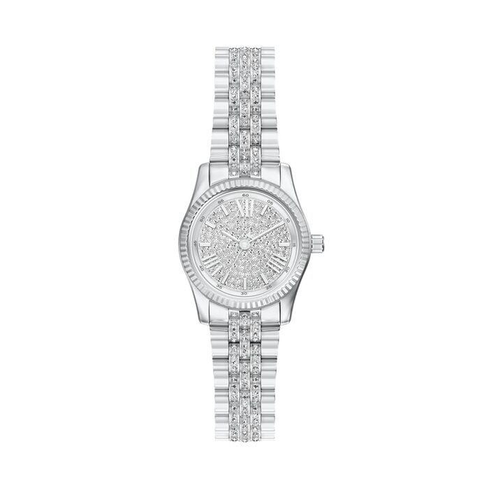 Жіночий наручний годинник Michael Kors Lexington, 26мм, кварцовий механізм, сталевий браслет (сріблястий)