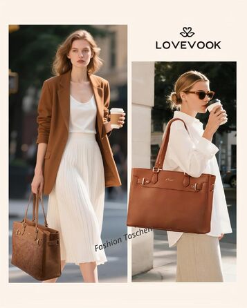 Жіноча сумка-шопер LOVEVOOK для ноутбука 15.6