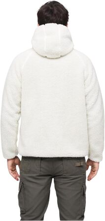 Чоловіча робоча куртка Brandit Teddyfleece Worker Jacket, біла, розмір XXL