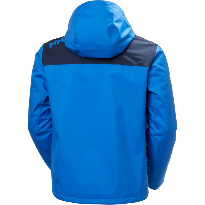 Чоловіча утеплена куртка Helly Hansen Midlayer Crew Jacket 2.0 з капюшоном, водонепроникна outdoor-куртка (XXL, Kobalt 2.0)