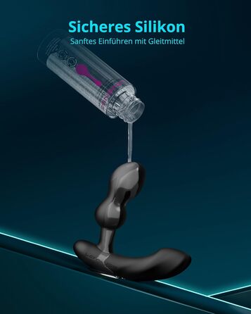 Lovense Edge 2: чоловічий анаплаг з пультом керування, вібрація простати, Bluetooth, 10000+ режимів, іграшки для дорослих