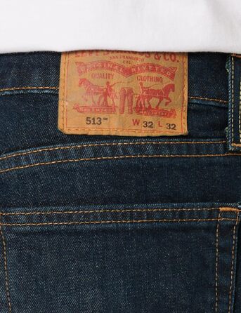 Чоловічі джинси Levi's 513 Slim Straight (30W / 34L), колір New Bio