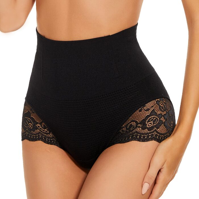 Корсет-шорти для жінок Shapewear: фігуроформуючий боді-шейпер, чорний, розмір L