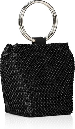 Жіночий клатч-гаманець Jessica McClintock Gwen Ball Mesh Ring Wristlet Pouch чорного кольору