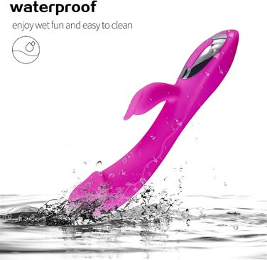 Вібратор G-Spot з силікону для жінок, 7 режимів, фіолетовий