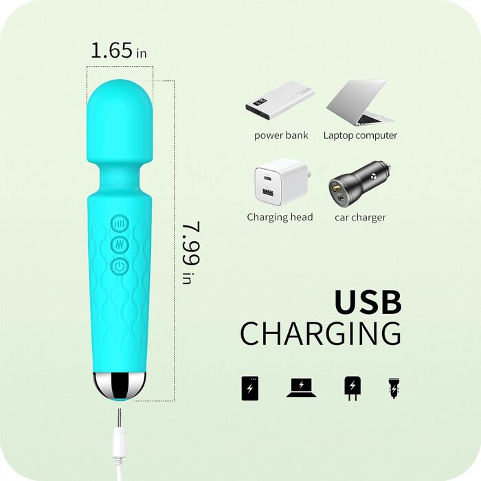 Вібратор дилда для жінок, G-точка, стимуляція клітора, 8 режимів, набір вібраторів, стимулятор клітора (Рожевий, Синій)