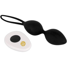 LUST Love-Balls: вібруючі любовні кульки для жінок, чорні. Тренування м'язів тазового дна, дискретне носіння, ідеально для професіоналів