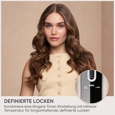 Автоматичний стайлер для завивки волосся BaByliss Curl Secret Lite C1031E, 25 мм, 5 температурних режимів до 210°C, чорний та рожеве золото