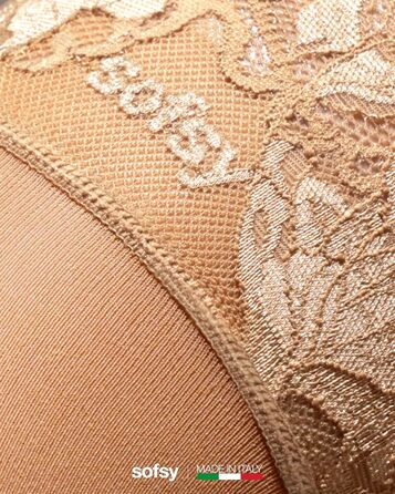 Шкарпетки жіночі з мереживом Halterlose, 60 Den, еластан, силікон, сертифікат OEKO-TEX, Made in Italy, Natural 3.0 (XL)