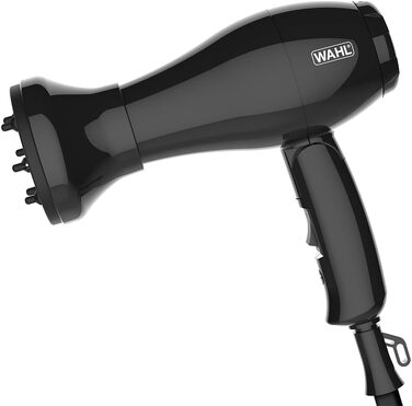Компактний дорожній фен Wahl, складаний, чорний