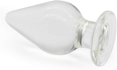 Анальний розширювач зі скляним конусом Kristall, 7.5 x 16 см для жінок та чоловіків