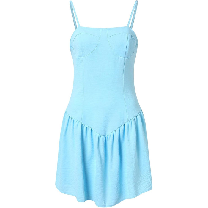 SRZYMJ Сексуальне нічне вбрання для жінок - прозора мереживна піжама/сорочка/нічна сорочка з танго (A3-блакитний, L)