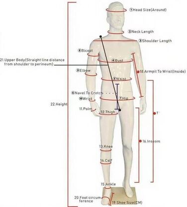 Комбінезон чоловічий з 100% натурального латексу ручної роботи, безкольоровий, XL