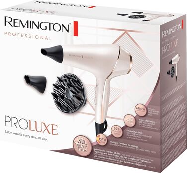 Випрямляч для волосся Remington PROluxe S9100 з керамічним покриттям Ultimate-Glide, технологією OPTIheat та LCD-дисплеєм, 150-230°C