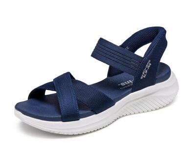 Жіночі сандалії Skechers Ultra Flex 3.0 Never Netter Hands Free Slip-ins, темно-сині (Navy), розмір 38 EU