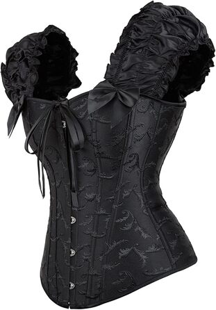 Чорний топ-бюстгальтер Korett для жінок, з шнуруванням, розмір XXL, для вечірок та роботи