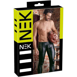 Чоловічі штани NEK Wetlook M чорного кольору