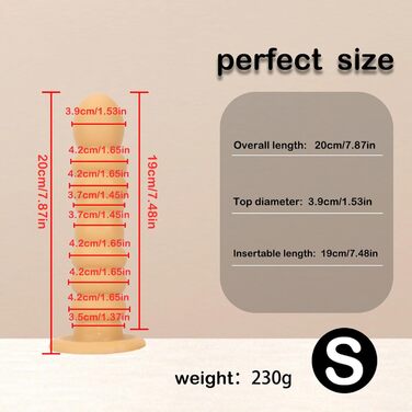 Масажер для тіла та простати Yasexx Giant - стимулятор G-точки з присоскою для чоловіків та жінок