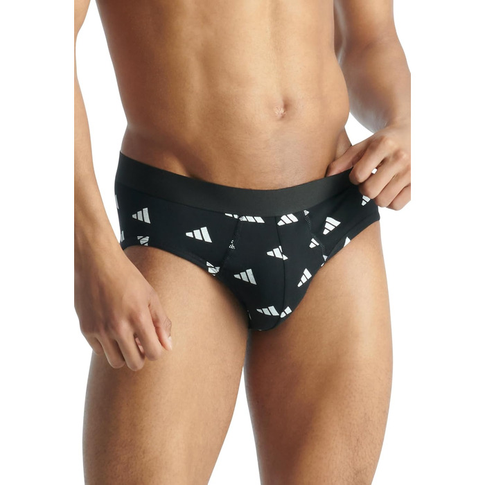 Труси чоловічі Adidas Basic Brief Sips (6 шт.) - L, Різні кольори