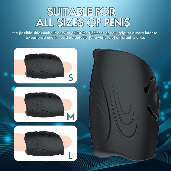 Електричний мастурбатор TDLPlus APP Penistrainer: 2-в-1 тренажер для чоловіків з 9 режимами вібрації та стимуляцією головки