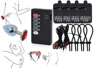 BDSM-набір Xsara, чорний, 9 предметів